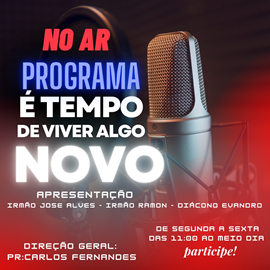 Prog. É tempo de viver algo novo